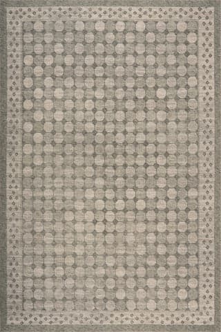 Isolated view of Green Rectangle Selima Traditional Geometric Indoor Washable Rug, showcasing its design