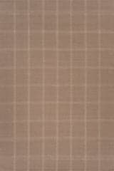 Isolated view of Sand Rectangle Downing Plaid Wool Rug by Nate Berkus, showcasing its design