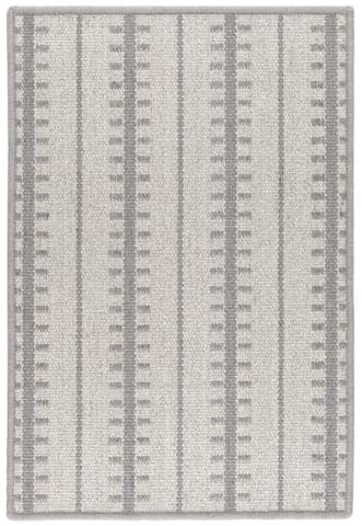 Tailor Stripe Woven Wool Custom Rug | Charcoal