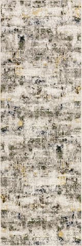 Isolated view of Multicolor Runner Patty Washable Rainy Days Rug, showcasing its design
