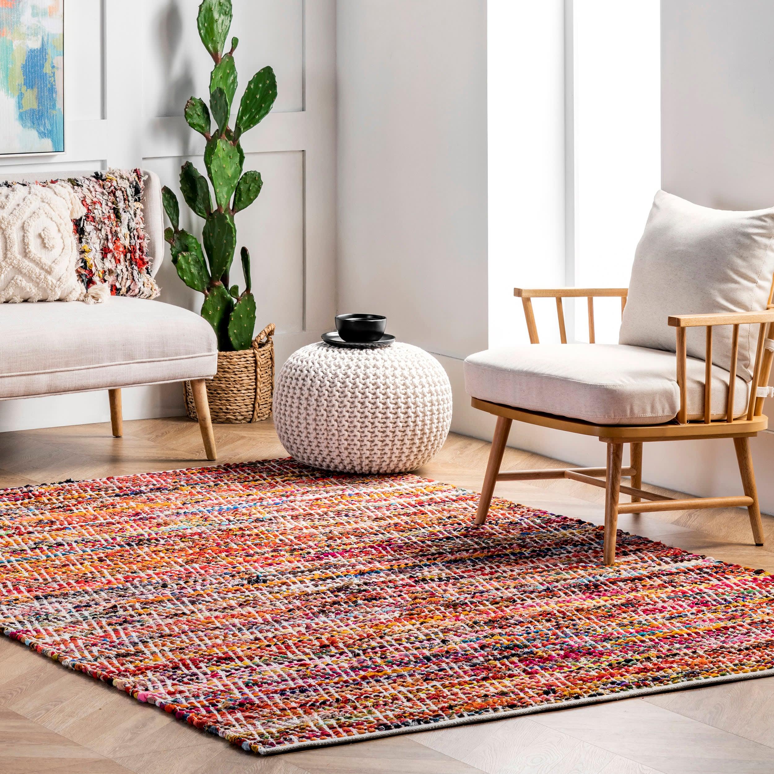 Maxine Chromatic Chevron Rug | Magenta – Rugs USA
