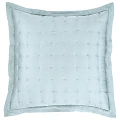 Silken Solid Puff Sham | Robin's Egg Blue