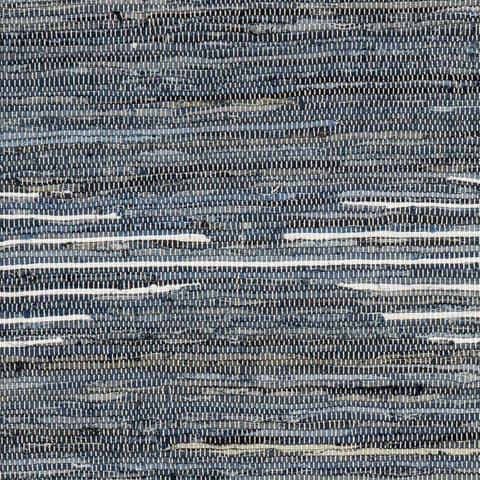 Dira Denim Bohemian Diamond Rug Swatch | Blue