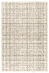 Checkers Woven Wool Custom Rug | Natural