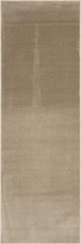 Isolated view of Beige Runner Ranya Modern Solid Rug, showcasing its design