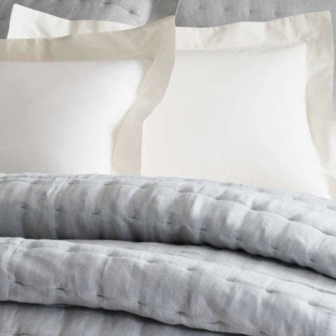 Classic Hemstitch Sham | Ivory