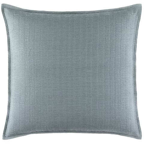 Roark Matelasse Sham | Pewter Blue