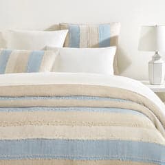 Moon Hills Linen Duvet Cover | Lapis