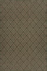 Isolated view of Green Rectangle Marouise Modern Diamond Indoor/Outdoor Rug, showcasing its design
