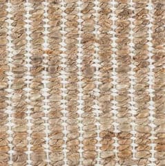 Gridwork Handwoven Jute Rug Swatch | Ivory