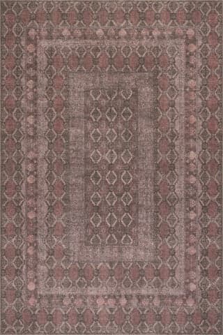 Isolated view of   Ravika Traditional Vintage & Distressed Rug, showcasing its design