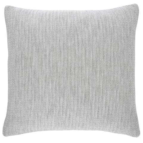 Pick Stitch Matelasse Sham | Grey