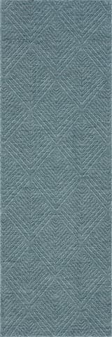 Isolated view of Aqua Runner Onaia Contemporary Trellis Indoor/Outdoor Rug, showcasing its design