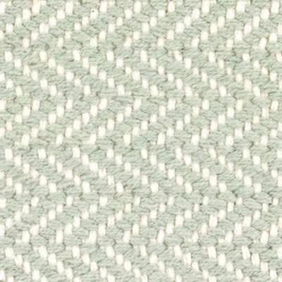 Herringbone Handwoven Cotton Rug Swatch | Ocean
