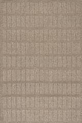 Isolated view of Tan Rectangle Aven Hand Tuffted Wool Rug, showcasing its design