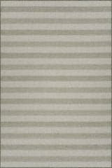 Isolated view of Green Rectangle Marena Modern Striped Indoor/Outdoor Rug, showcasing its design