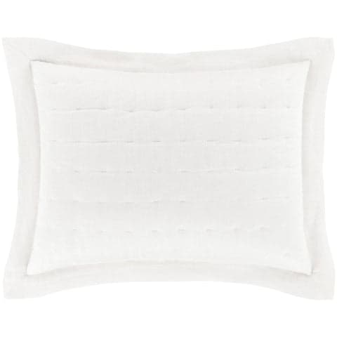 Brussels Quilted Sham | Ivory