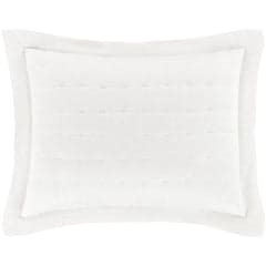 Brussels Quilted Sham | Ivory