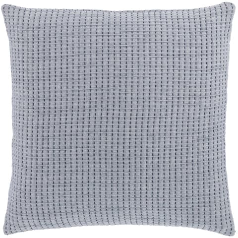 Pick Stitch Matelasse Sham | Navy