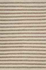 Venit Modern Striped Farmhouse Rug | Brown