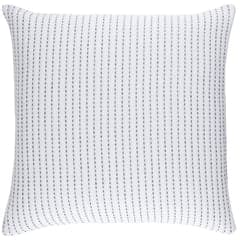 Pick Stitch Matelasse Sham | White