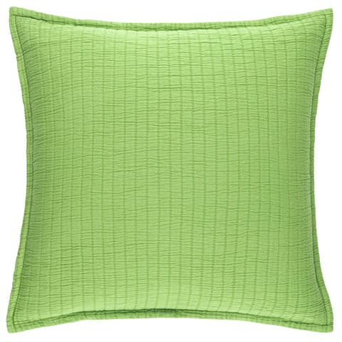 Boyfriend Matelasse Sham | Lime