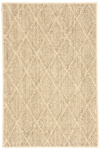 Diamond Woven Sisal Rug | Sand