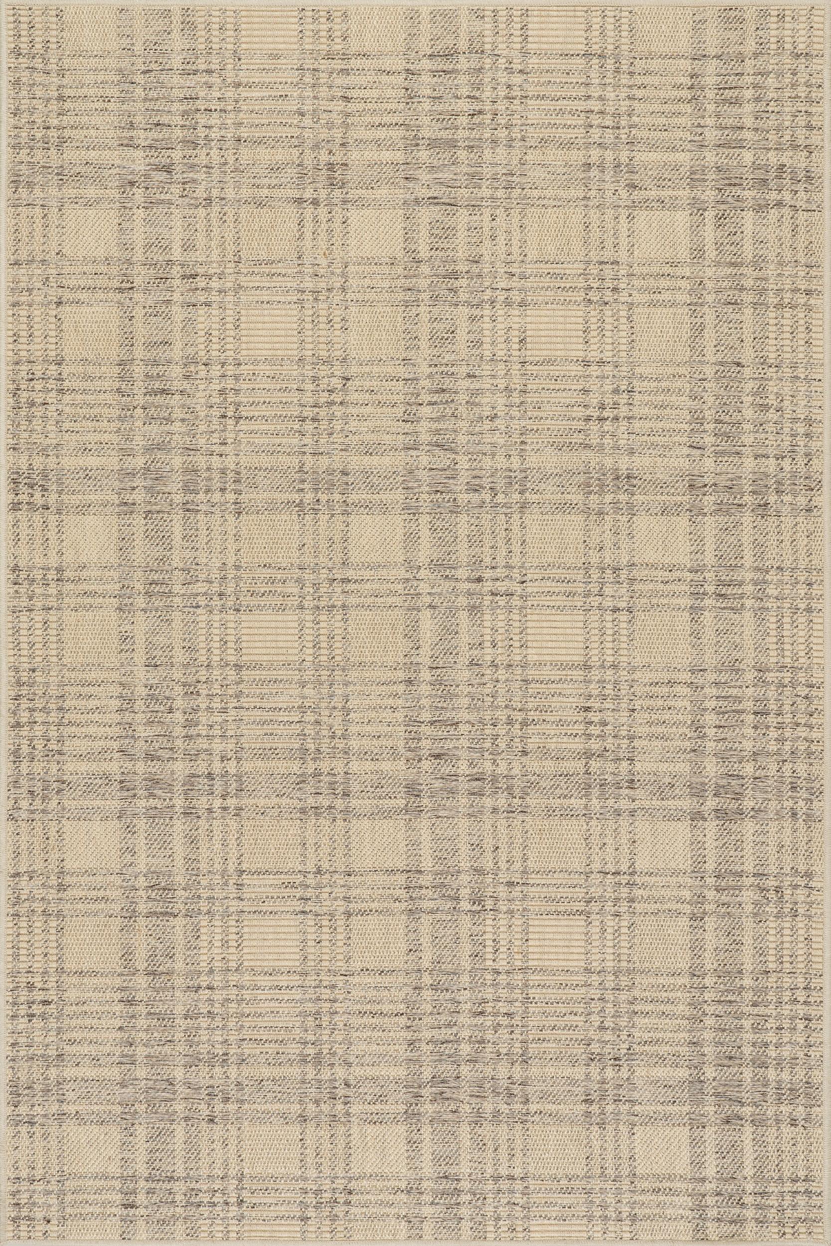 Duna Modern Plaid Rug | Tan – Rugs USA