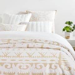 Knight Wood Cutwork Coverlet | Natural