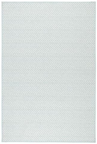 Herringbone Machine Washable Rug | Swedish Blue – Rugs USA