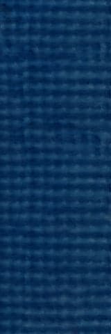 Isolated view of Navy Runner Ivana Checkered Plush Cloud Washable Rug, showcasing its design