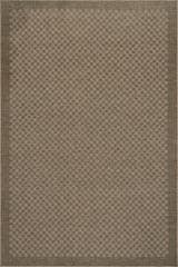 Isolated view of Charcoal Rectangle Watts Modern Checkered Washable Rug, showcasing its design