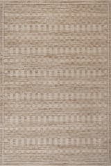Isolated view of Brown Rectangle Sani Modern Southwestern Rug, showcasing its design