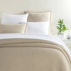 Boyfriend Matelasse Coverlet | Sand