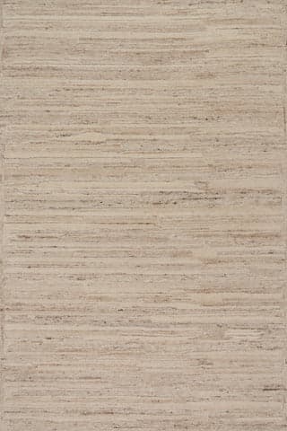 Isolated view of Tan Rectangle Dunecrest Wool Rug, showcasing its design