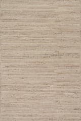 Isolated view of Tan Rectangle Dunecrest Wool Rug, showcasing its design