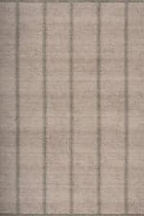Isolated view of Tan Rectangle Hathi Striped Washable Rug, showcasing its design
