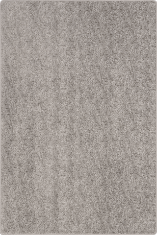 Isolated view of Dark Grey Rectangle Plover Mottled Custom Rug, showcasing its design