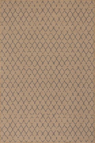 Isolated view of Navy Rectangle Lalita Contemporary Diamond Indoor/Outdoor Rug, showcasing its design