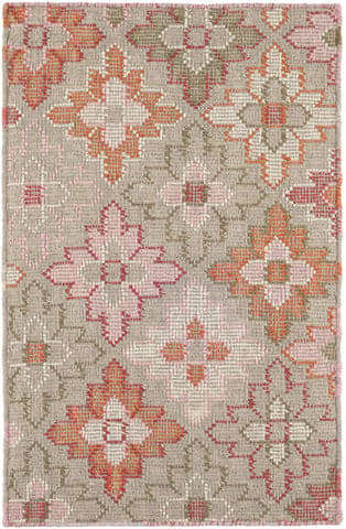 Edelweiss Hand Loom Knotted Cotton Rug | Multi