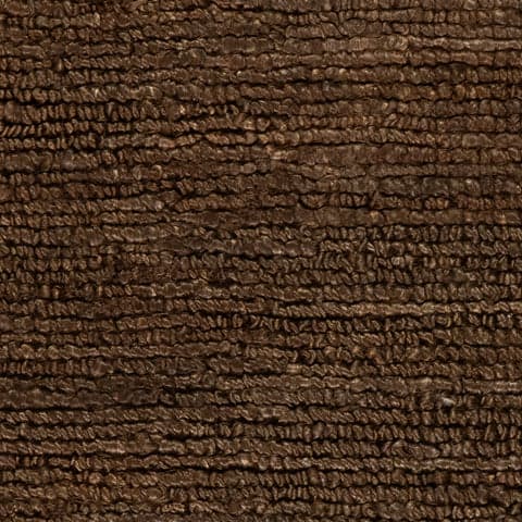 Varnu Textured Handmade Jute Rug Swatch | Brown