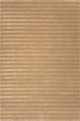 Isolated view of Sand Runner Syra Striped Plush Textured Washable Rug, showcasing its design