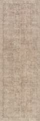 Isolated view of Tan Runner Morristown Antiqued Jute-Blend Rug, showcasing its design