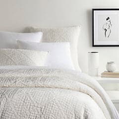 Parisienne Velvet Quilt | Dove White