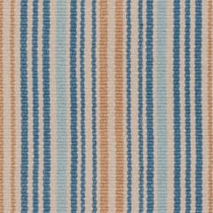 Stockholm Striped Machine Washable Rug Swatch | Blue