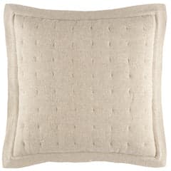 Jonah Linen Quilted Sham | Natural
