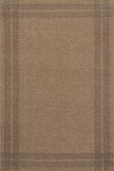 Isolated view of Tan Rectangle Bedford Soft Plaid Washable Rug, showcasing its design