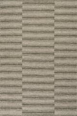 Isolated view of Olive Rectangle Mateo Striped Wool Cozy Rug, showcasing its design