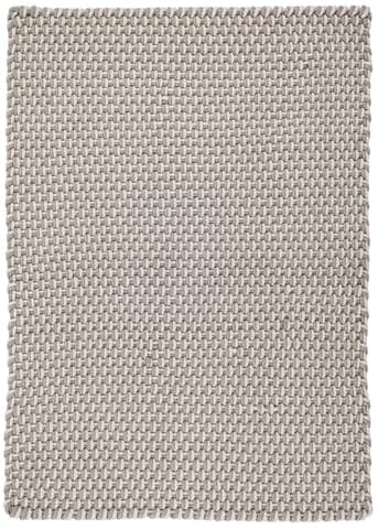 Two-Tone Rope Handwoven Indoor/Outdoor Rug | Platinum/Ivory