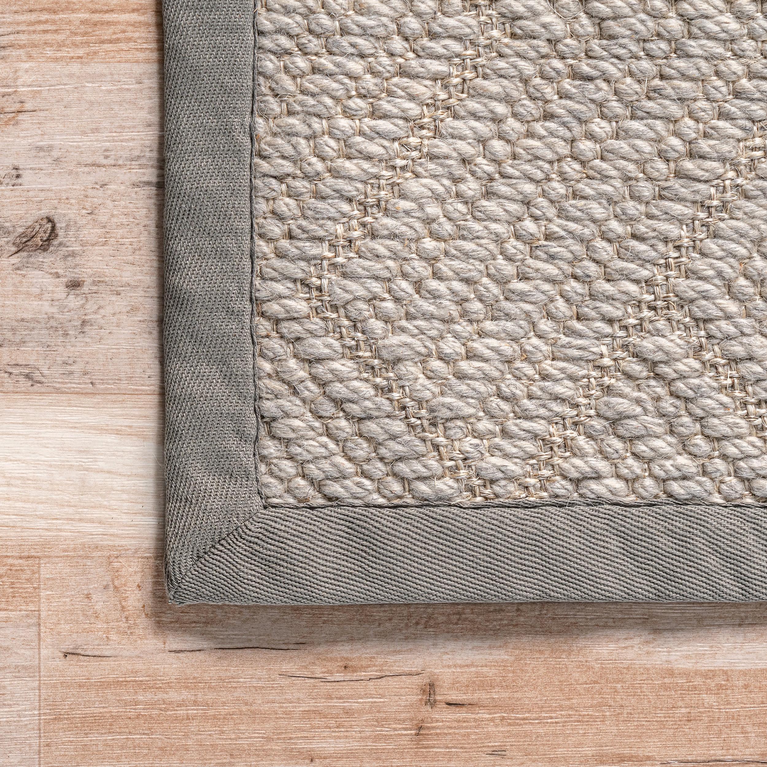 Aisha Monochrome Texture Rug | Grey – Rugs USA